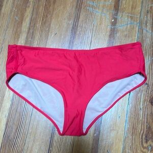 J.Crew NWT size small red swimsuit bottom